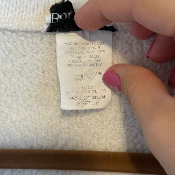 Vintage Bon Worth Women’s Ecru Embroidered Barn & Horse Jacket Size Small Petite - Picture 6 of 6